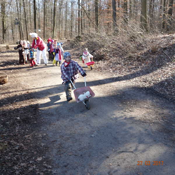 Fasching im Wald